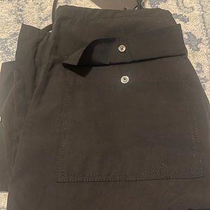 LOCAL EUROPEAN BLACK PARACHUTE PANTS